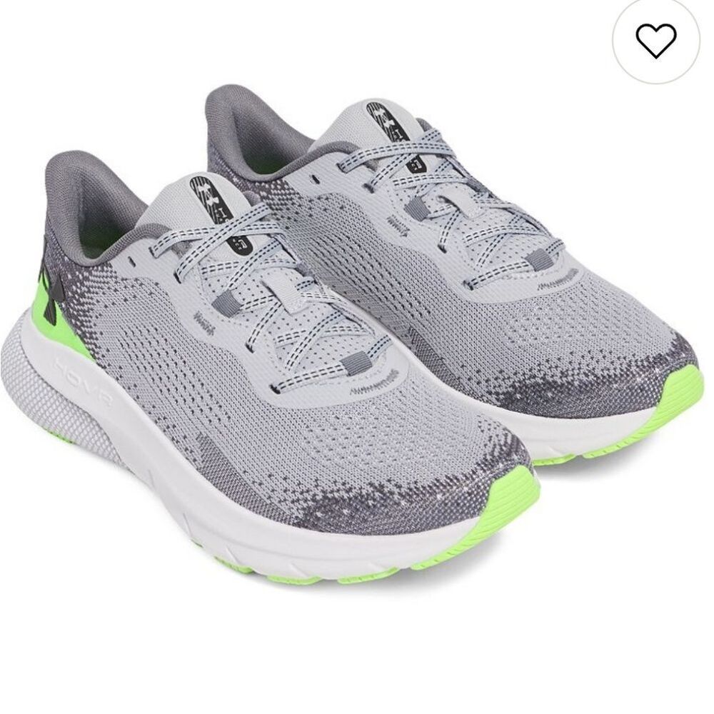 Under Armour Gray and Neon Green Men's Running Sneakers